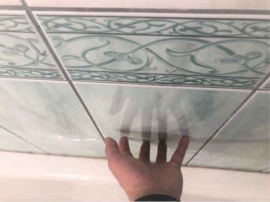 【 施工後 】⑤浴室壁面陶製タイル