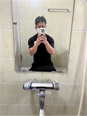 【 施工後 】②20221119浴室 鏡と水栓金具